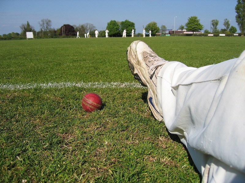 Cricket insurance foot and ball