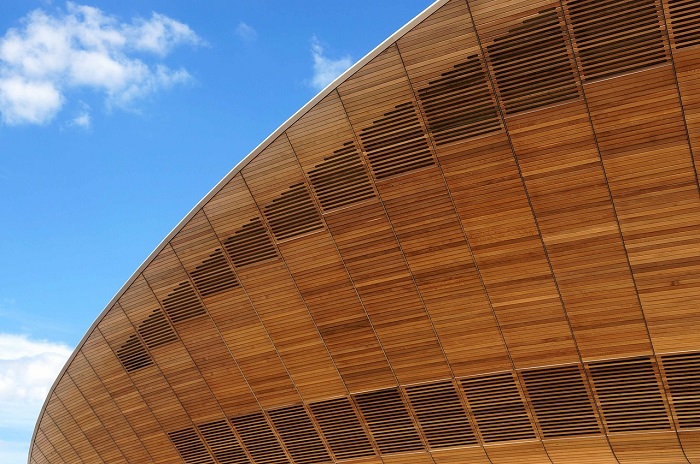 sports hall insurance outside view