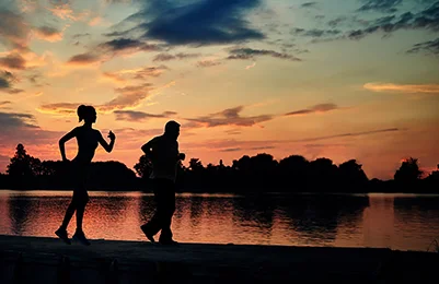 Exercise safely in the dark
